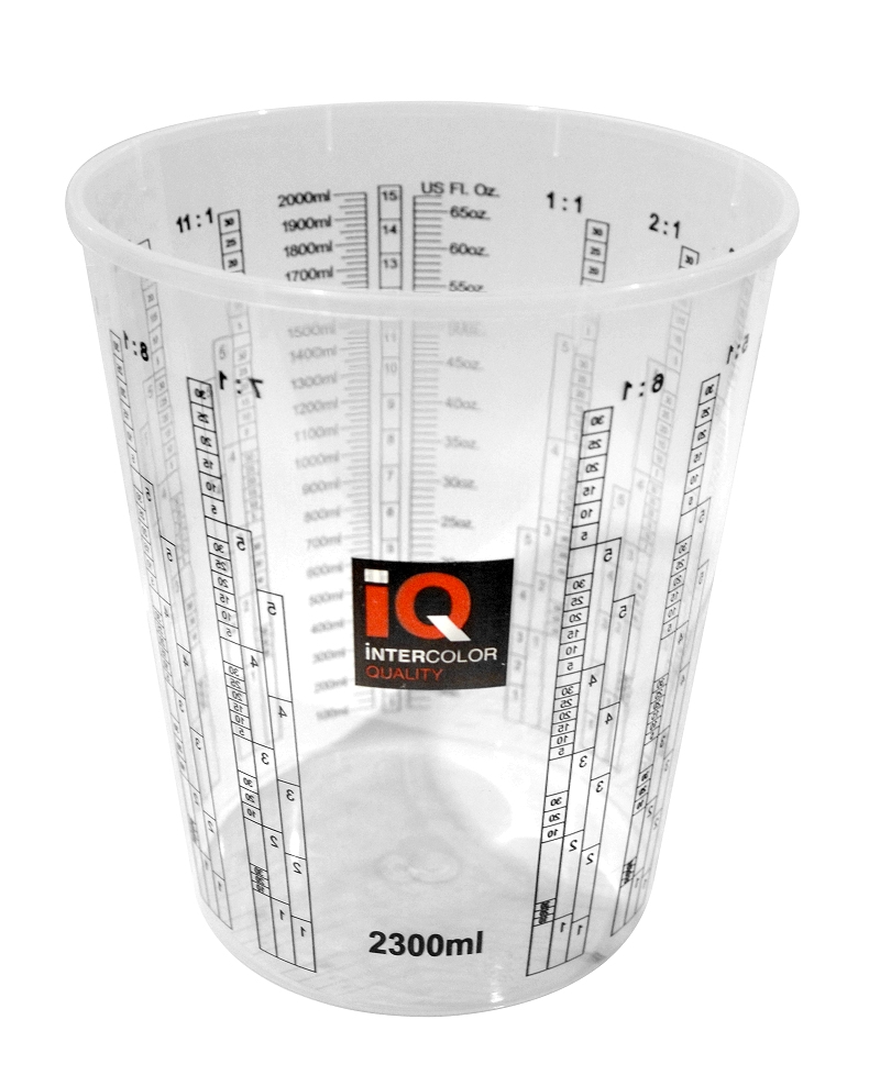 Ёмкость пластиковая IQ для смешивания красок на 2300 мл (5 шт.)