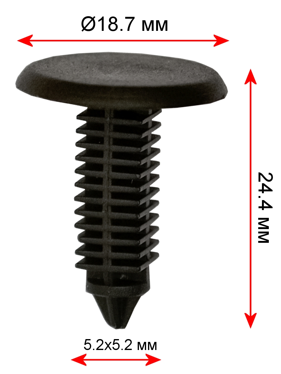 Крепление универсальное CP11011 5.2x5.2x24.4 (200 шт.)