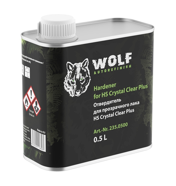 Отвердитель WOLF для прозрачного лака HS Crystal Clear Plus (0.5 л)