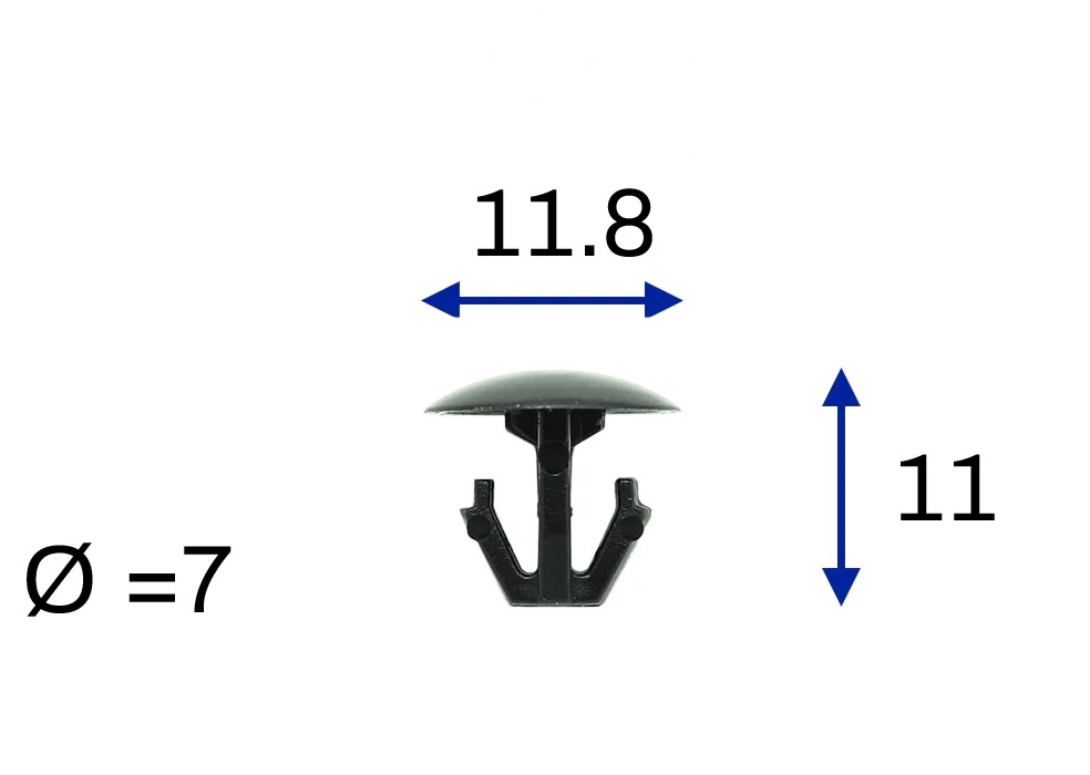Крепление багажника, капота, молдинга, уплотнения для Acura, Honda, Mazda, Nissan, Suzuki (25 шт.)