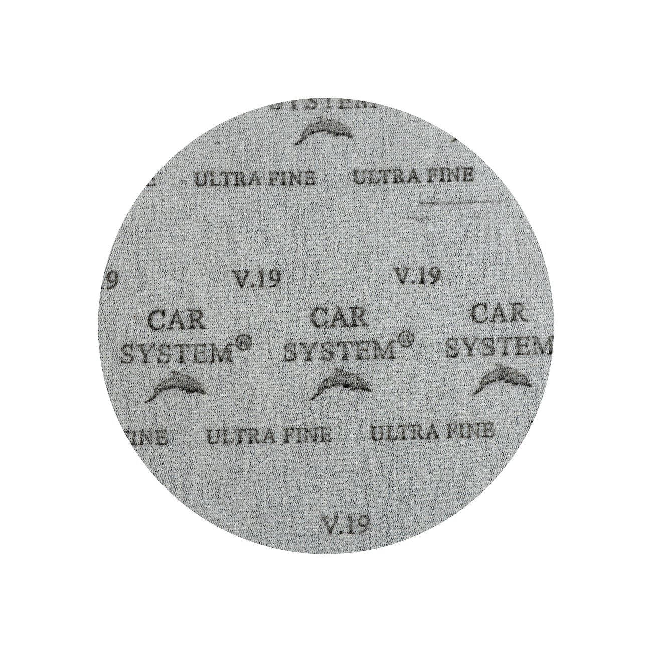 Матирующий круг D150 мм Carsystem V19 Ultra Fine серый (20 шт.)