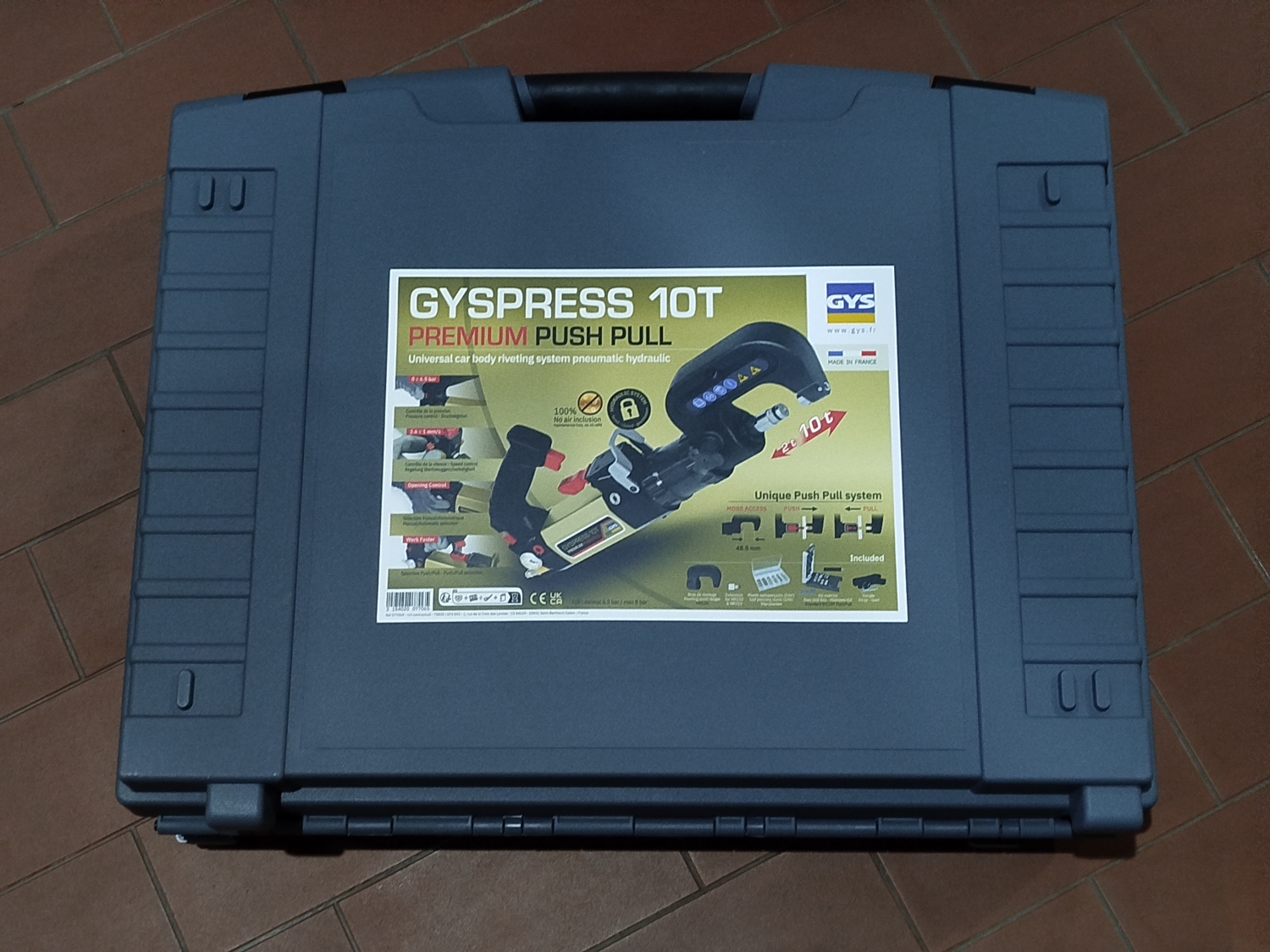 Заклёпочная машина GYSPRESS 10T Premium Push-Pull