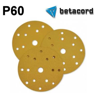 Материал абразивный Yellow Diamond в кругах D150 мм 15 отверстий P60 (50 шт.)