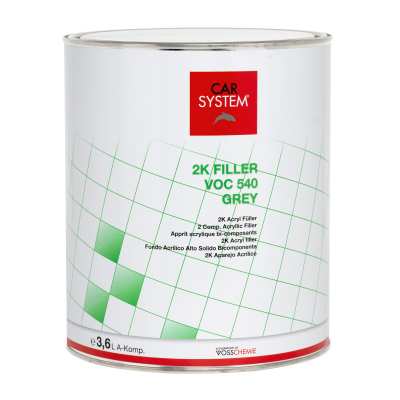 2K Акриловый наполнитель Carsystem VOC 540 серый (3.6 л)