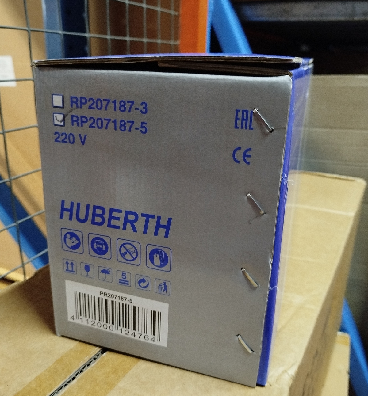 Шлифмашинка эксцентриковая с пылеудалением Huberth RP207187-5 (ход 5 мм)