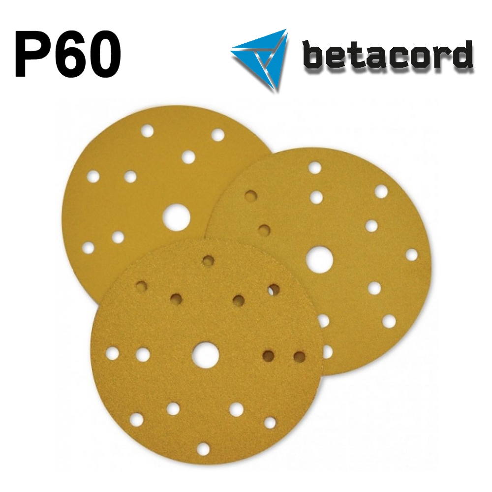 Материал абразивный Yellow Diamond в кругах D150 мм 15 отверстий P60 (50 шт.)